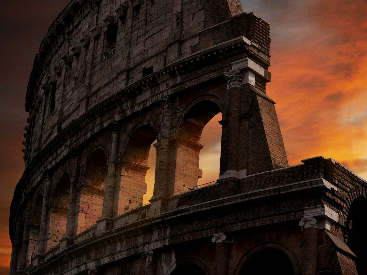 photo of Colosseum during golden hour