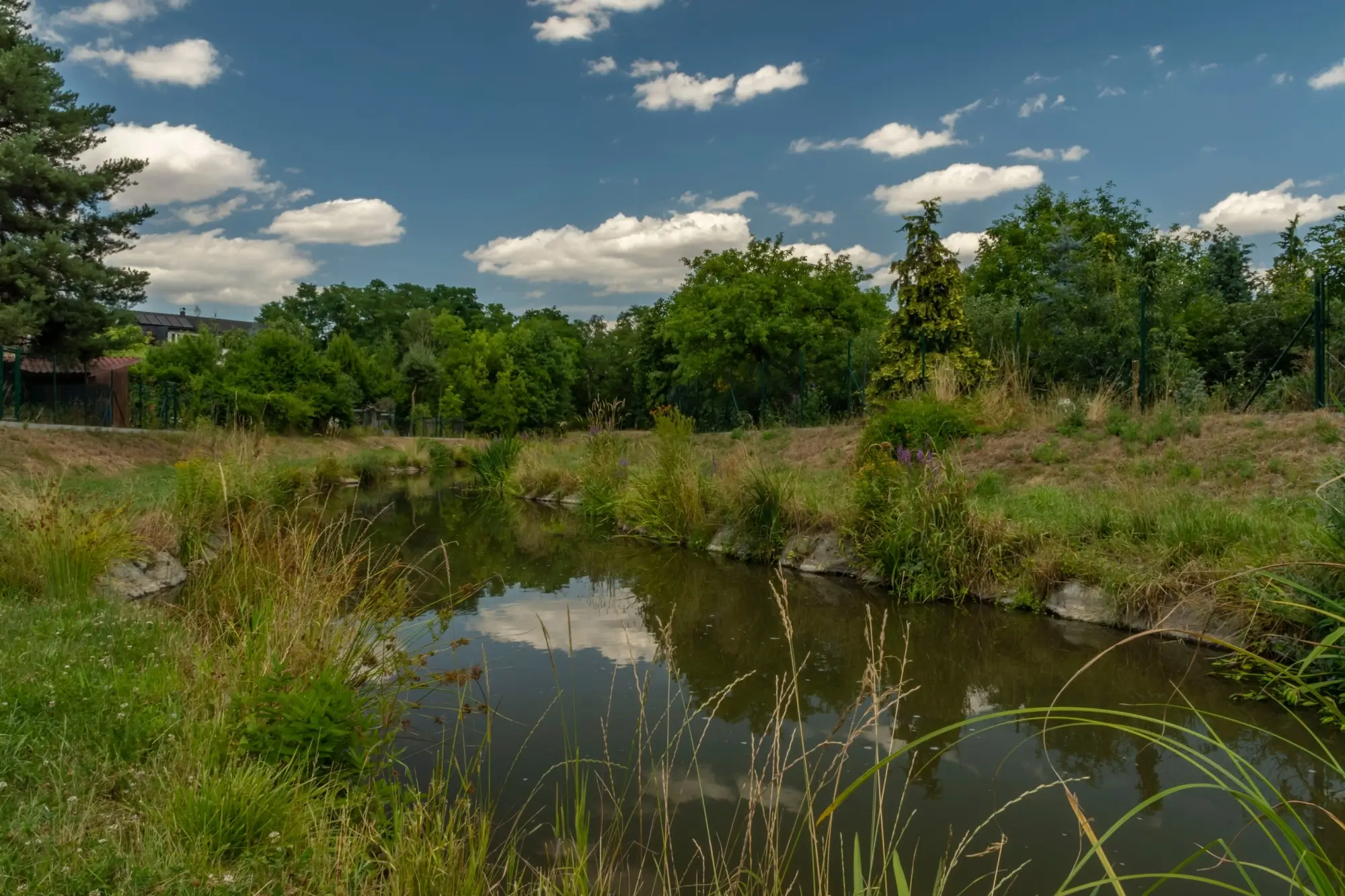 Řeka Rokytka v blízkosti krásných Čertous.
