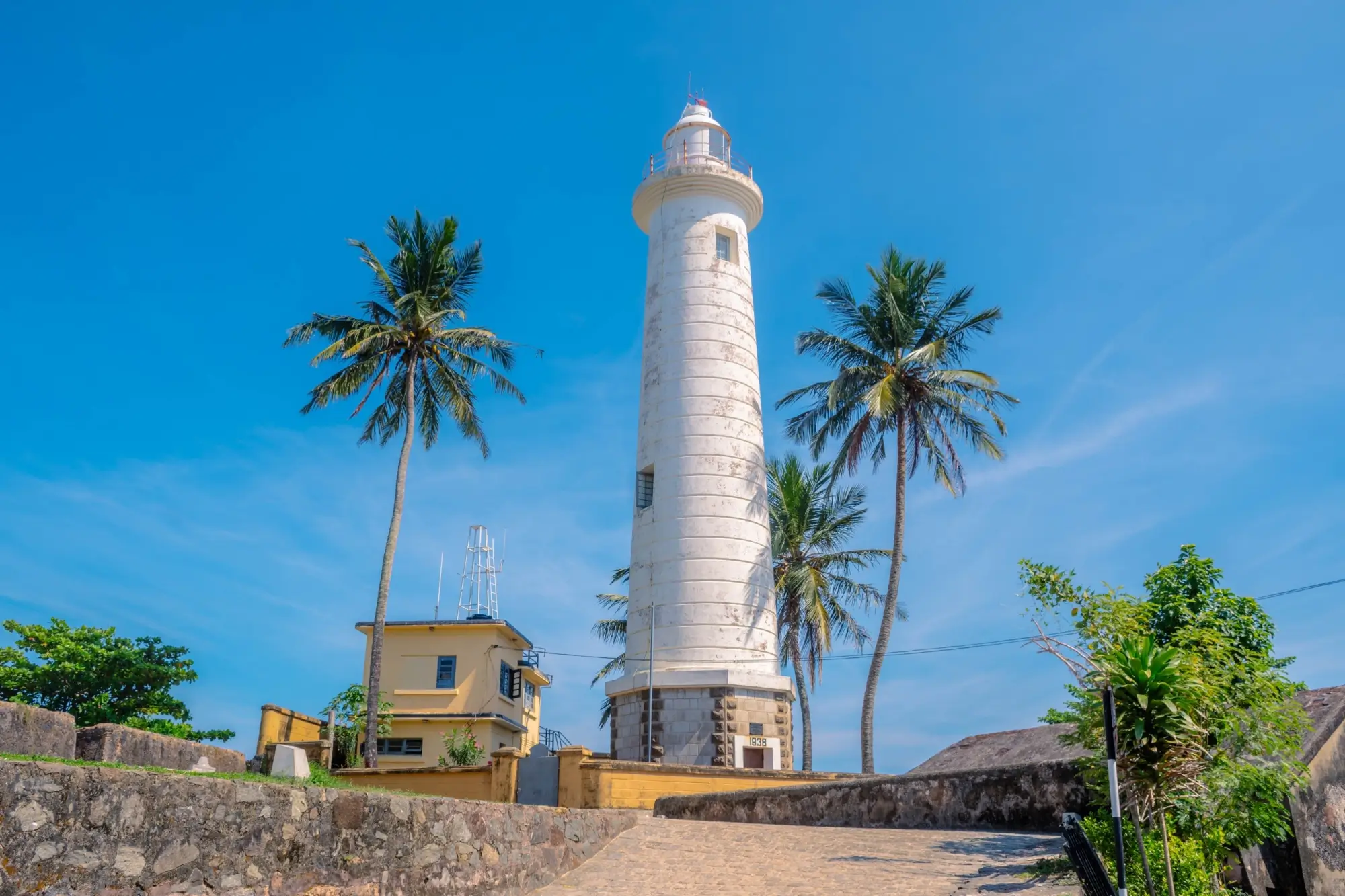 Maják Galle na Srí Lance.