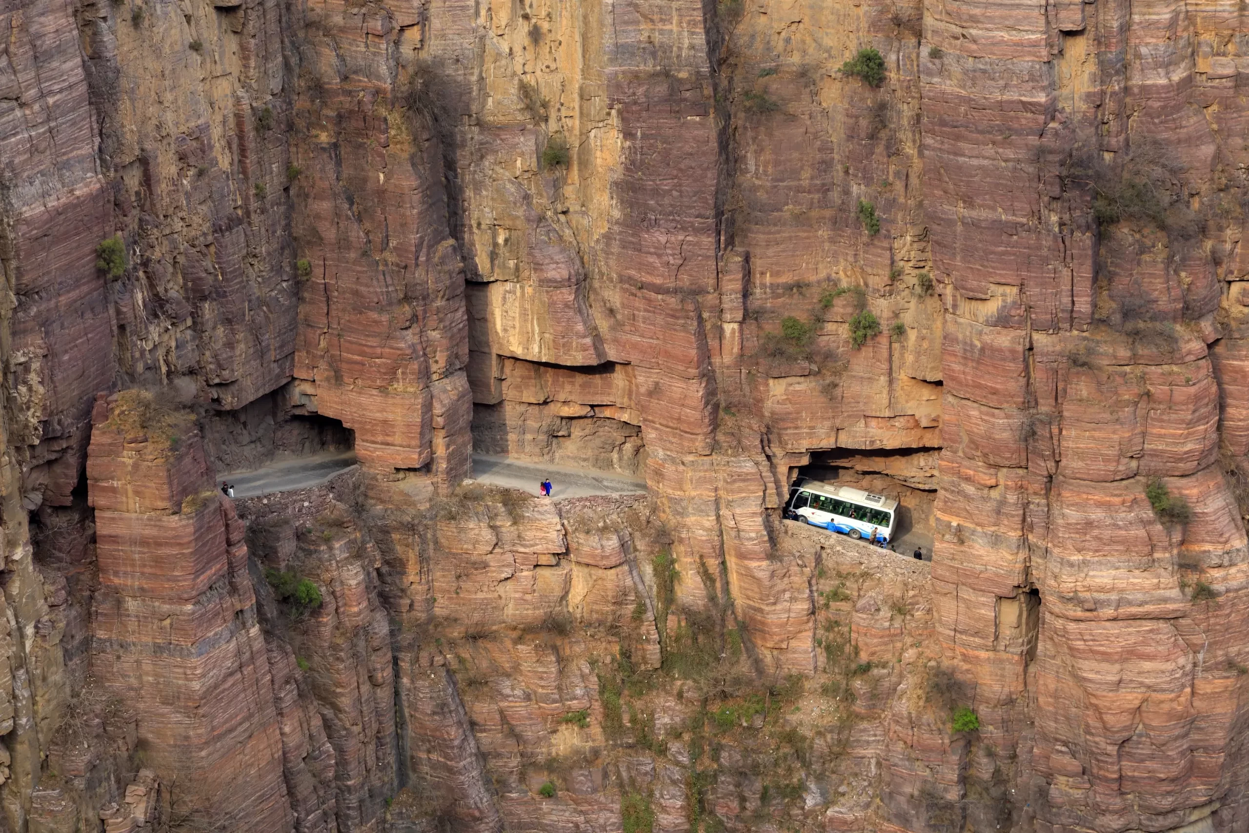 Guoliang tunel, Čína