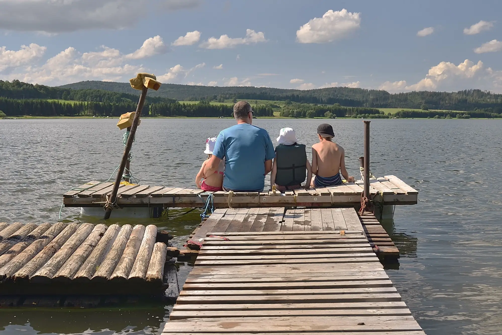 rodina na Slezské Hartě