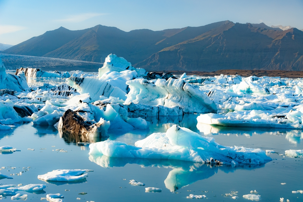 Ledovce na Islandu