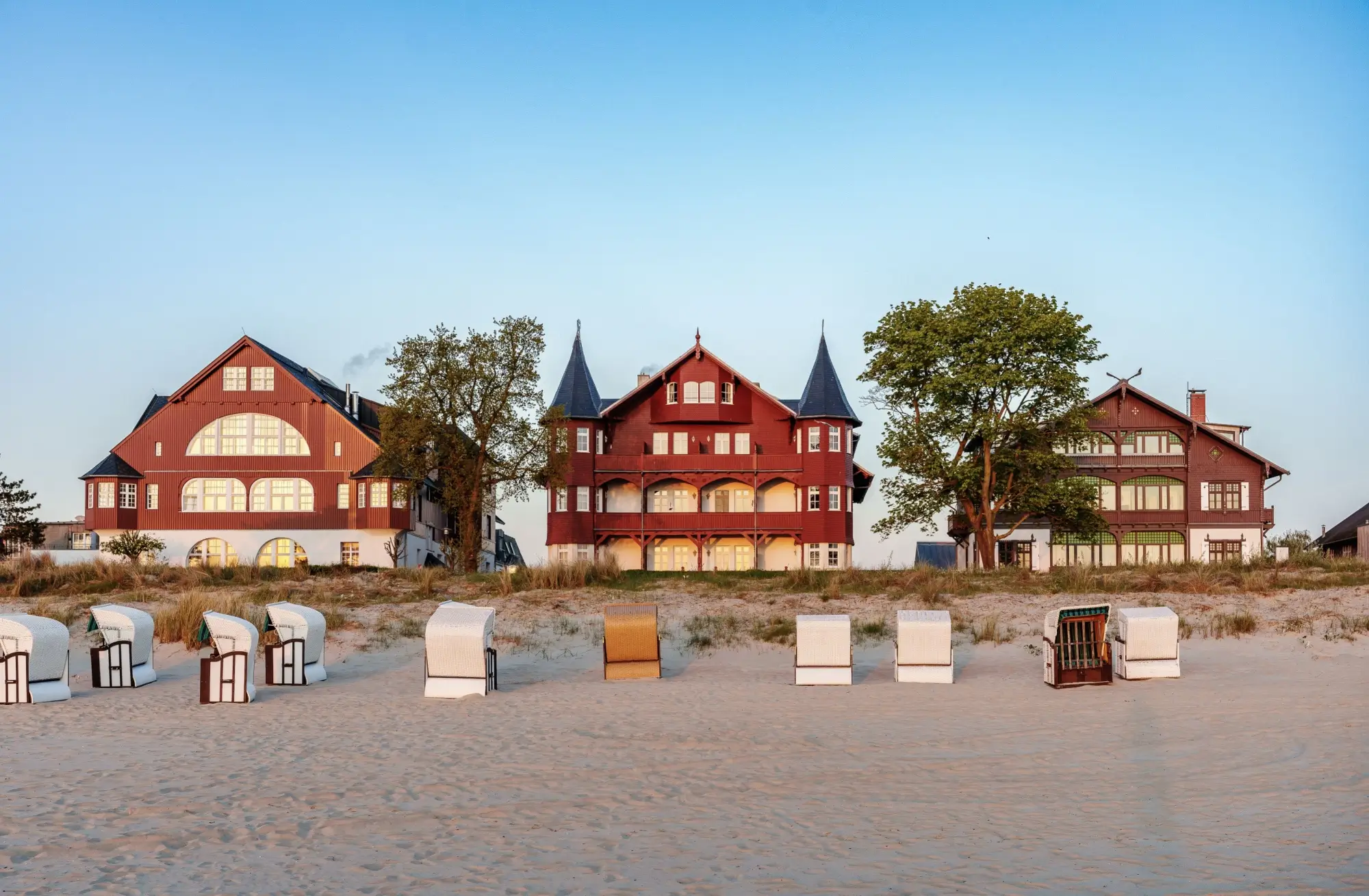 Pohled na baltský ostrov Uznojem.