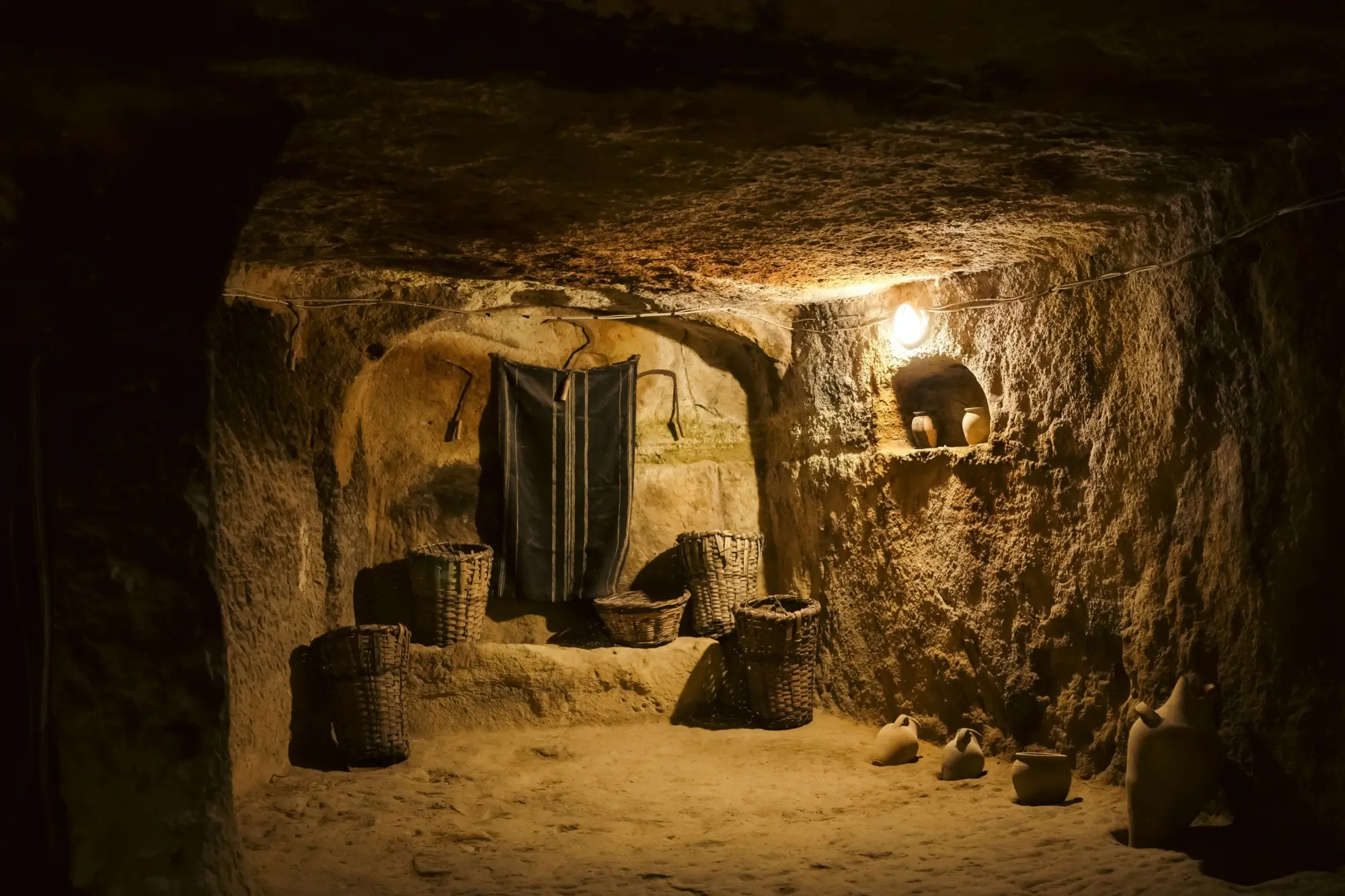 Působivé podzemní město Derinkuyu.