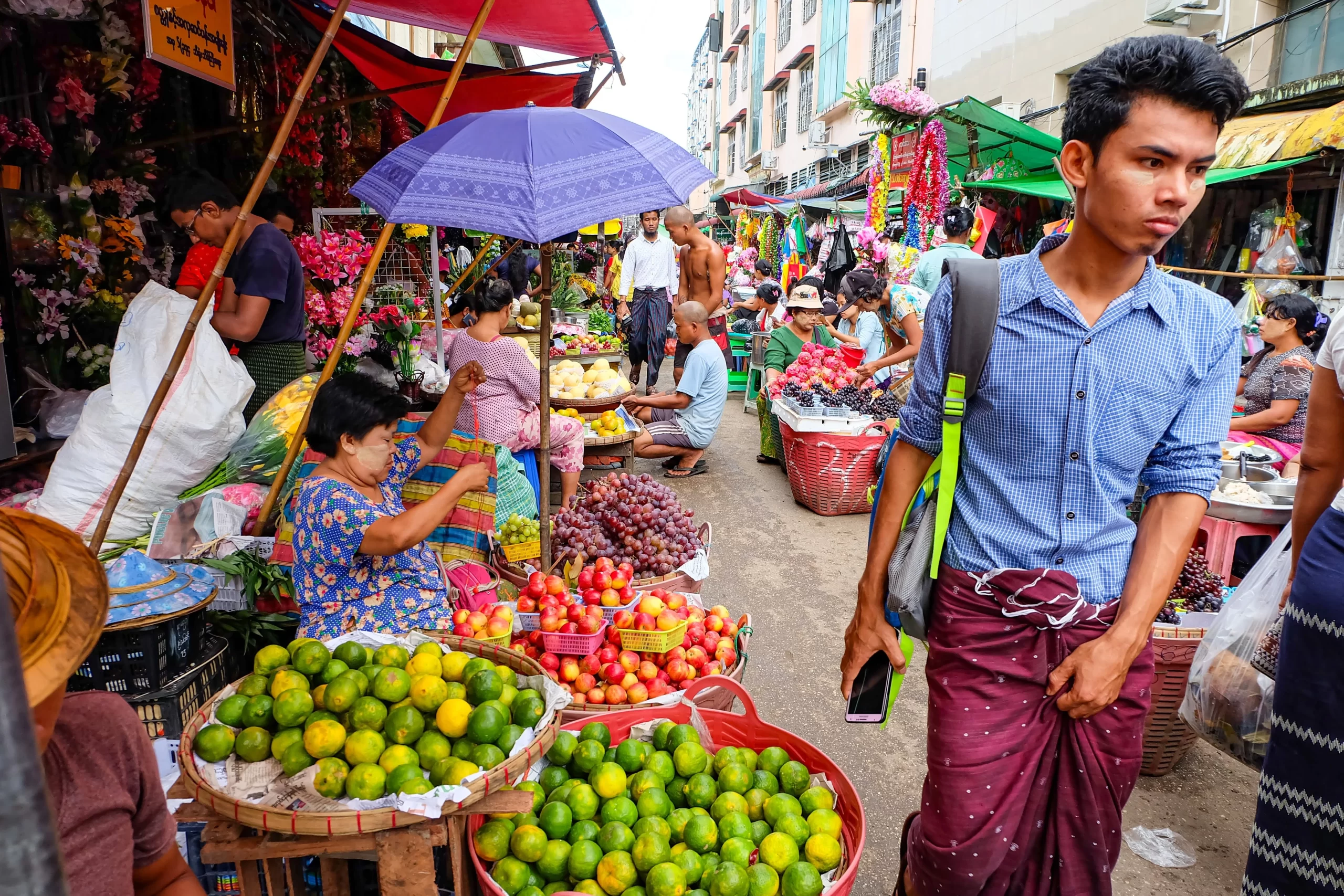 Myanmarské trhy